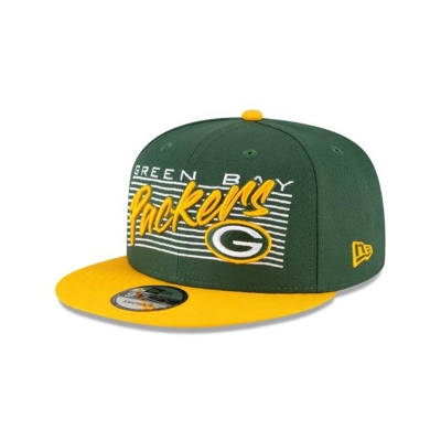 Sapca New Era Green Bay Packers NFL Retro 9FIFTY Snapback - Verzi